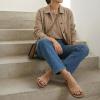 image:imageCUSHIONAIRE Womens Indego Stretch SandalTaupe
