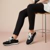 image:imageCUSHIONAIRE Womens Kicks lace up Nylon Sneaker Comfort Foam Wide Widths AvailableBlack