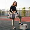 image:imageCUSHIONAIRE Womens Kicks lace up Nylon Sneaker Comfort Foam Wide Widths AvailableBlack