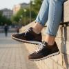 image:imageCUSHIONAIRE Womens Kicks lace up Nylon Sneaker Comfort Foam Wide Widths AvailableBrownBlack