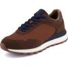 image:imageCUSHIONAIRE Womens Kicks lace up Nylon Sneaker Comfort Foam Wide Widths AvailableBrownNavy