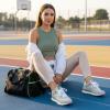 image:imageCUSHIONAIRE Womens Kicks lace up Nylon Sneaker Comfort Foam Wide Widths AvailableKhaki