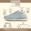 image:imageCUSHIONAIRE Womens Kicks lace up Nylon Sneaker Comfort Foam Wide Widths AvailableMint