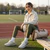 image:imageCUSHIONAIRE Womens Kicks lace up Nylon Sneaker Comfort Foam Wide Widths AvailableNatural