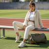 image:imageCUSHIONAIRE Womens Kicks lace up Nylon Sneaker Comfort Foam Wide Widths AvailableNatural