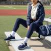 image:imageCUSHIONAIRE Womens Kicks lace up Nylon Sneaker Comfort Foam Wide Widths AvailableNavy