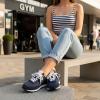 image:imageCUSHIONAIRE Womens Kicks lace up Nylon Sneaker Comfort Foam Wide Widths AvailableNavy