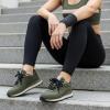 image:imageCUSHIONAIRE Womens Kicks lace up Nylon Sneaker Comfort Foam Wide Widths AvailableOlive