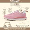 image:imageCUSHIONAIRE Womens Kicks lace up Nylon Sneaker Comfort Foam Wide Widths AvailablePink
