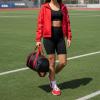 image:imageCUSHIONAIRE Womens Kicks lace up Nylon Sneaker Comfort Foam Wide Widths AvailableRed