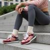 image:imageCUSHIONAIRE Womens Kicks lace up Nylon Sneaker Comfort Foam Wide Widths AvailableSalmonBurgundy
