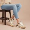 image:imageCUSHIONAIRE Womens Kicks lace up Nylon Sneaker Comfort Foam Wide Widths AvailableTanBlack