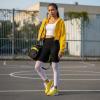 image:imageCUSHIONAIRE Womens Kicks lace up Nylon Sneaker Comfort Foam Wide Widths AvailableYellow
