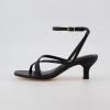 image:imageCUSHIONAIRE Womens Kitten heel sandal Memory Foam and Wide Widths AvailableBlack