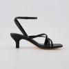 image:imageCUSHIONAIRE Womens Kitten heel sandal Memory Foam and Wide Widths AvailableBlack