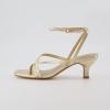 image:imageCUSHIONAIRE Womens Kitten heel sandal Memory Foam and Wide Widths AvailableChampagne