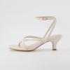 image:imageCUSHIONAIRE Womens Kitten heel sandal Memory Foam and Wide Widths AvailableIvory