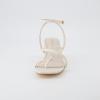 image:imageCUSHIONAIRE Womens Kitten heel sandal Memory Foam and Wide Widths AvailableIvory