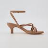 image:imageCUSHIONAIRE Womens Kitten heel sandal Memory Foam and Wide Widths AvailableLatte