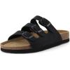 image:imageCUSHIONAIRE Womens Lela Cork footbed Sandal with ComfortBlack