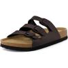 image:imageCUSHIONAIRE Womens Lela Cork footbed Sandal with ComfortBrown Nappa