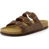 image:imageCUSHIONAIRE Womens Lela Cork footbed Sandal with ComfortBrown Oily