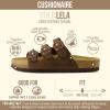 image:imageCUSHIONAIRE Womens Lela Cork footbed Sandal with ComfortBrown Oily