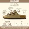 image:imageCUSHIONAIRE Womens Lela Cork footbed Sandal with ComfortTaupe