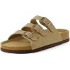 image:imageCUSHIONAIRE Womens Lela Cork footbed Sandal with ComfortTaupe