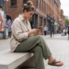image:imageCUSHIONAIRE Womens Libby Cork footbed Sandal with Comfort and Wide Widths AvailableBrown
