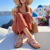 image:imageCUSHIONAIRE Womens Libby Cork footbed Sandal with Comfort and Wide Widths AvailableRose Gold