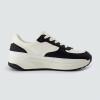 image:imageCUSHIONAIRE Womens Score lace up Sneaker Comfort Foam Wide Widths AvailableBlackWhite