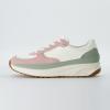 image:imageCUSHIONAIRE Womens Score lace up Sneaker Comfort Foam Wide Widths AvailableWhitePink
