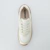 image:imageCUSHIONAIRE Womens Score lace up Sneaker Comfort Foam Wide Widths AvailableWhiteTan