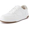 image:imageCUSHIONAIRE Womens Serve lace up Sneaker Comfort Foam Wide Widths AvailableWhite