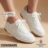 image:imageCUSHIONAIRE Womens Serve lace up Sneaker Comfort Foam Wide Widths AvailableWhite