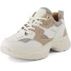 image:imageCUSHIONAIRE Womens Strike Chunky Sneaker Memory Foam Wide Widths AvailableWhiteTan