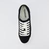 image:imageCUSHIONAIRE Womens Tag Low top Canvas Sneaker Memory FoamBlack Canvas