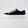 image:imageCUSHIONAIRE Womens Tag Low top Canvas Sneaker Memory FoamBlack Canvas