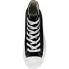 image:imageCUSHIONAIRE Womens Vance high top Canvas Sneaker Memory FoamBlackWhite Zipper