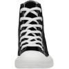 image:imageCUSHIONAIRE Womens Vance high top Canvas Sneaker Memory FoamBlackWhite Zipper