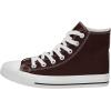 image:imageCUSHIONAIRE Womens Vance high top Canvas Sneaker Memory FoamChoc Brown