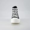 image:imageCUSHIONAIRE Womens Vespa high top Canvas Sneaker Memory Foam and Side ZipperBlackWhite Zip
