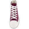 image:imageCUSHIONAIRE Womens Vespa high top Canvas Sneaker Memory Foam and Side ZipperBurgundy Zip