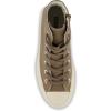 image:imageCUSHIONAIRE Womens Vespa high top Canvas Sneaker Memory Foam and Side ZipperOlive Zip