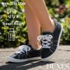 image:imageDunes Sport Womens Reesa Canvas SneakerBlack