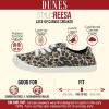 image:imageDunes Sport Womens Reesa Canvas SneakerCheetah
