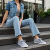 image:imageDunes Sport Womens Reesa Canvas SneakerGrey