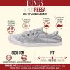 image:imageDunes Sport Womens Reesa Canvas SneakerGrey
