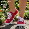 image:imageDunes Sport Womens Reesa Canvas SneakerRed
